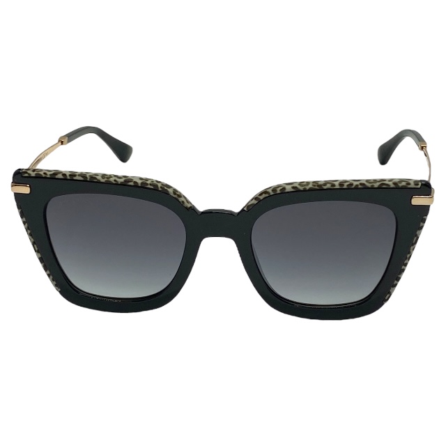 ジミーチュウ CIARA/G/S FP390 145 52□22 サングラス アイウェア キャットアイ レオパード ゴールド ブラック ロゴ JIMMY CHOO_1