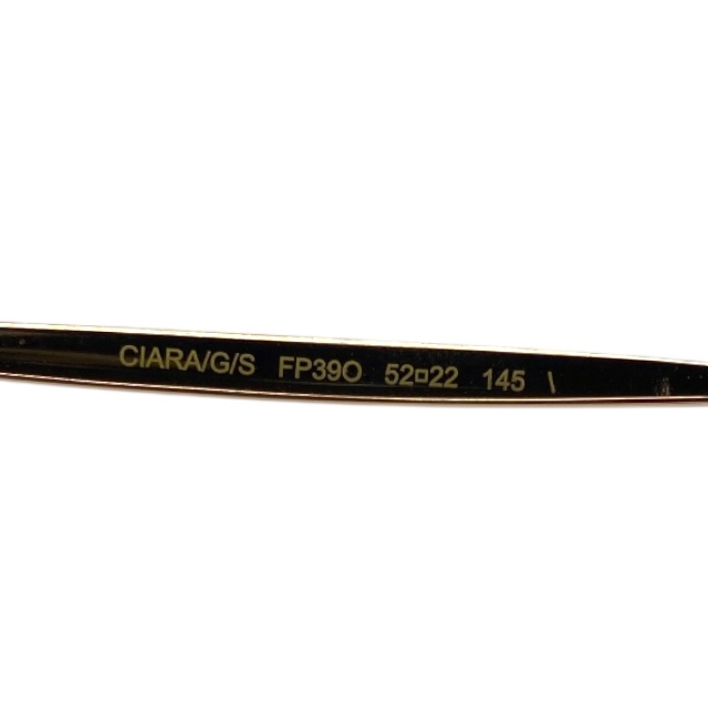 ジミーチュウ CIARA/G/S FP390 145 52□22 サングラス アイウェア キャットアイ レオパード ゴールド ブラック ロゴ JIMMY CHOO_8