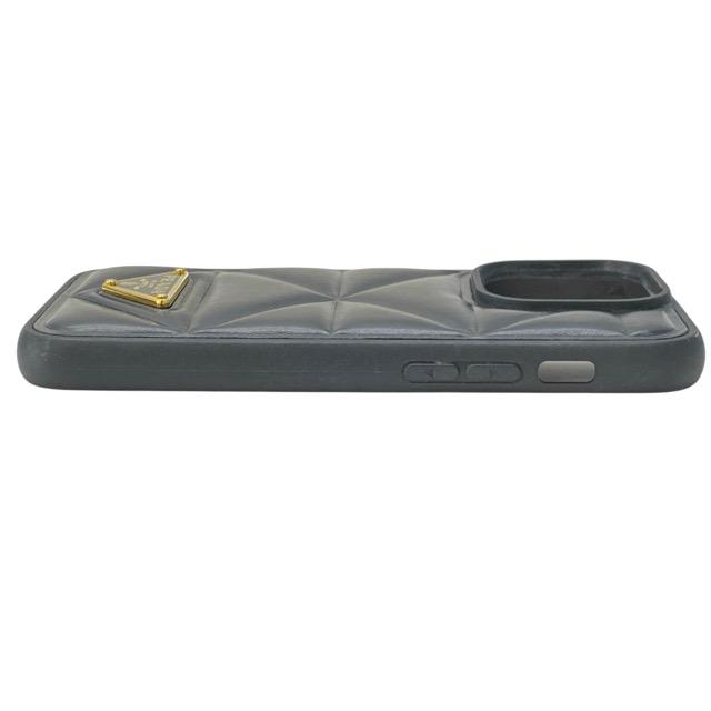 iPhone14pro PRADA ブラック iPhoneケース プラダ iPhone 14 Pro パデッドケース アイフォンケース スマホケース