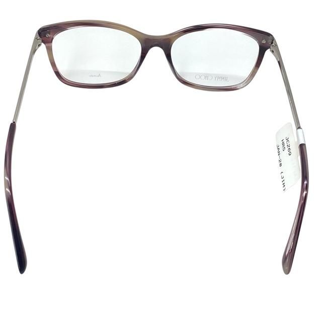 ジミーチュウ JC269 HR5 145 54□17 眼鏡 メガネ アイウェア スクエアフレーム パープル グリッター ロゴ JIMMY CHOO_3