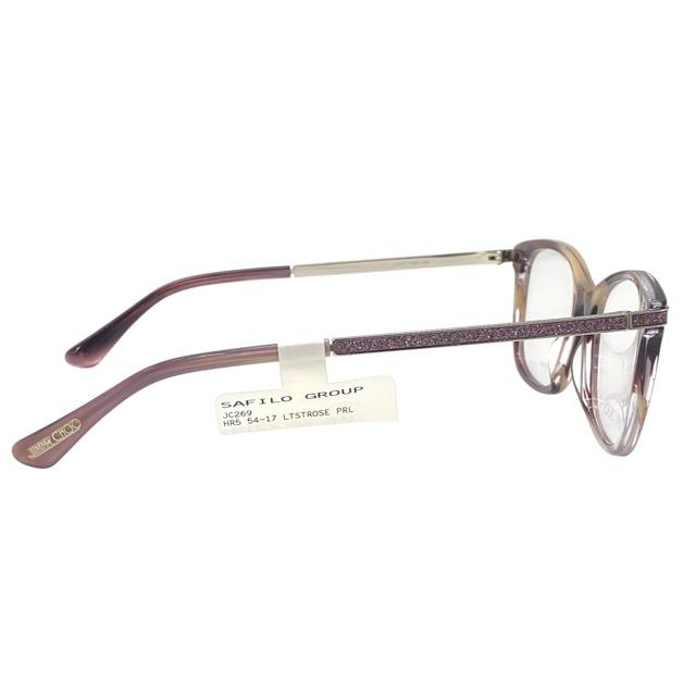 ジミーチュウ JC269 HR5 145 54□17 眼鏡 メガネ アイウェア スクエアフレーム パープル グリッター ロゴ JIMMY CHOO_4
