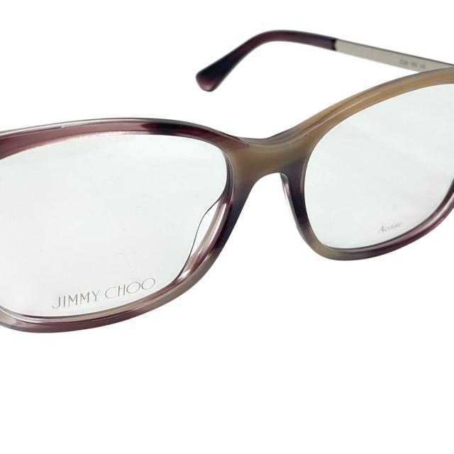 ジミーチュウ JC269 HR5 145 54□17 眼鏡 メガネ アイウェア スクエアフレーム パープル グリッター ロゴ JIMMY CHOO_9