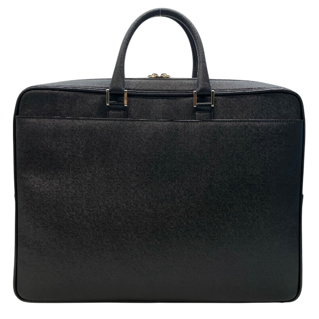 Burberry ビジネスバッグ　サフィアーノレザー 黒 バーバリー ビジネスバッグ ブリーフケース ハンドバッグ サフィアーノ