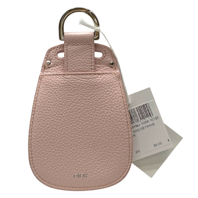 未使用 クリスチャン ディオール サドルバッグ キーリング バッグチャーム Christian Dior_1