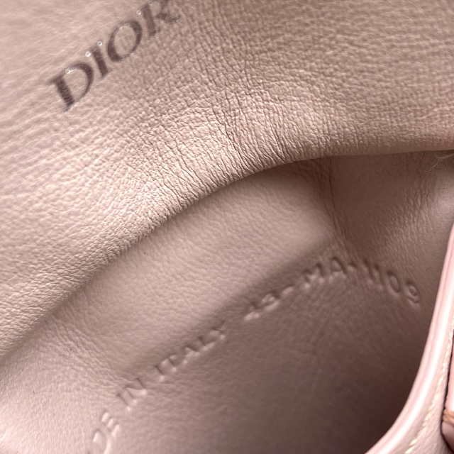 未使用 クリスチャン ディオール サドルバッグ キーリング バッグチャーム Christian Dior_6
