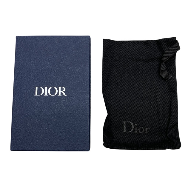未使用 クリスチャン ディオール サドルバッグ キーリング バッグチャーム Christian Dior_8
