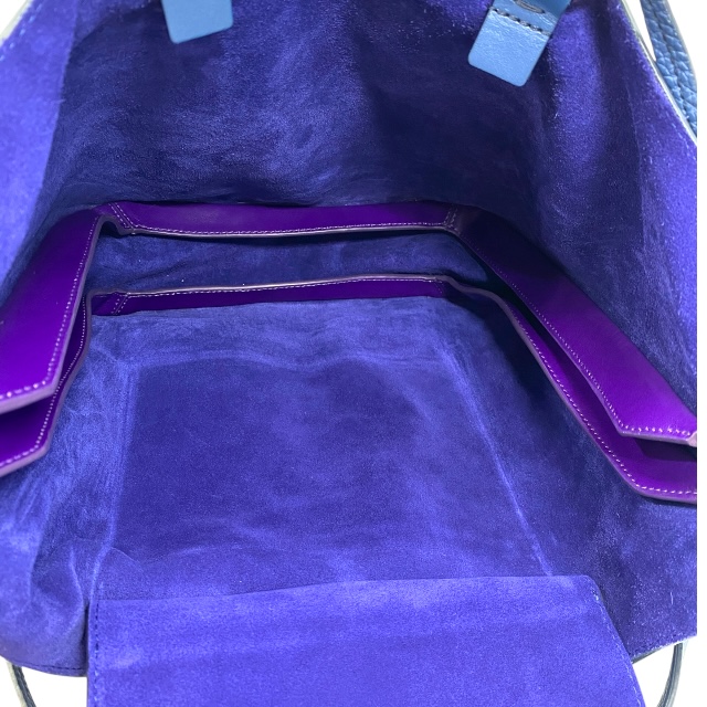 クロエ CHC23SS253J2947 2way ハンドバッグ ショルダーバッグ トートバッグ 斜め掛け ロゴ レザー ネイビー Chloe_5