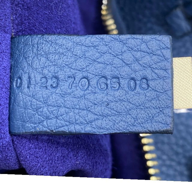 クロエ CHC23SS253J2947 2way ハンドバッグ ショルダーバッグ トートバッグ 斜め掛け ロゴ レザー ネイビー Chloe_7