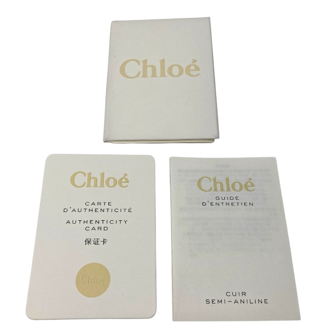 クロエ CHC23SS253J2947 2way ハンドバッグ ショルダーバッグ トートバッグ 斜め掛け ロゴ レザー ネイビー Chloe_8