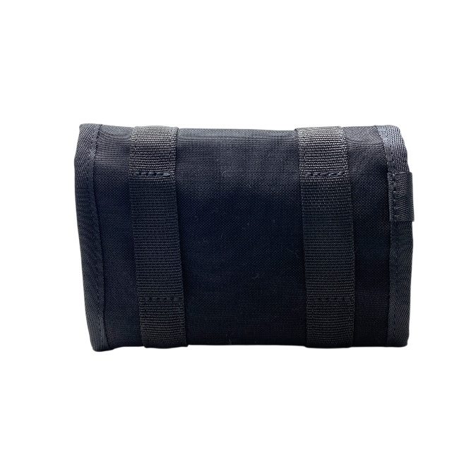 美品 バッグジャック ゴルフ BJGM23SZ028 コーデュラウォレット 三つ折り財布 ナイロン ブラック シルバー bagjack GOLF_1