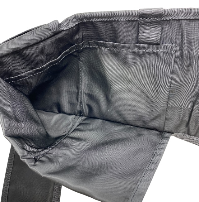 美品 バッグジャック ゴルフ BJGM23SZ028 コーデュラウォレット 三つ折り財布 ナイロン ブラック シルバー bagjack GOLF_7