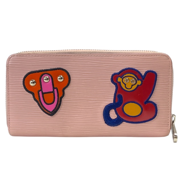 ルイヴィトン M63377 LVストーリーズ エピ ジッピー ウォレット ラウンドファスナー 長財布 レザー ピンク LOUIS VUITTON レディース 女性 メンズ 男性 ユニセックス ギフト プレゼント バッグ カバン 財布 小物 ジュエリー_1
