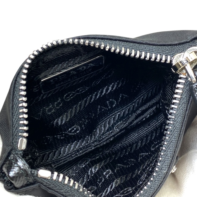 美品 プラダ 2TT091 ショルダーバッグ ネックストラップ 携帯ケース ポーチ コインケース トライアングルロゴ ナイロン PRADA レディース 女性 メンズ 男性 ユニセックス ギフト プレゼント バッグ カバン 財布 小物 ジュエリー_8