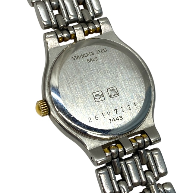 稼働品 ロンジン 7443 腕時計 時計 クオーツ アナログ ゴールド シルバー ステンレススチール レディース LONGINES 高級感 上品デザイン 人気モデル_6