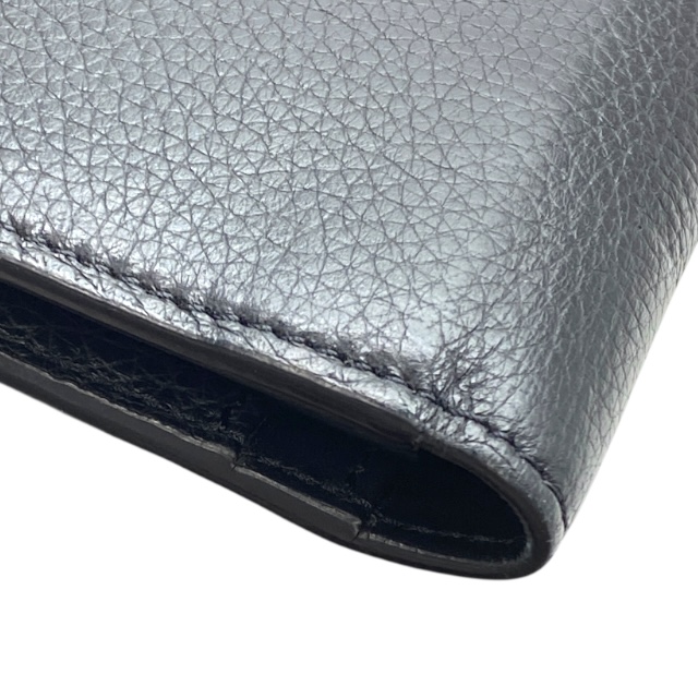 ジバンシー BK6098K18A 001 財布 二つ折り 長財布 ロングウォレット 4G ロゴ メタルプレート レザー ブラック GIVENCHY メンズ向け洗練フォルム 正規品の上質ウォレット_3