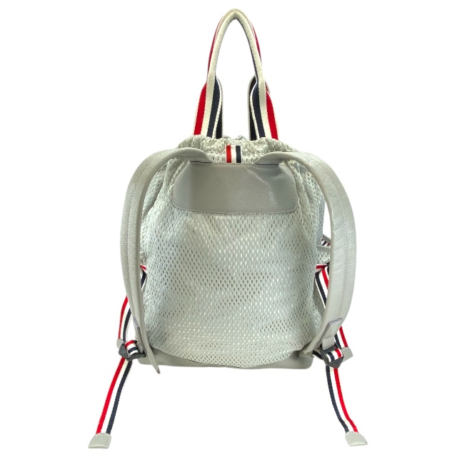 トムブラウン リュックサック バックパック トートバッグ メッシュ ストライプウェビング 軽量 グレー THOM BROWNE ユニセックス 人気 定番 高級感 おしゃれ 収納力_1