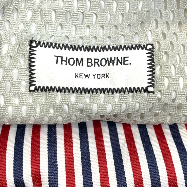 トムブラウン リュックサック バックパック トートバッグ メッシュ ストライプウェビング 軽量 グレー THOM BROWNE ユニセックス 人気 定番 高級感 おしゃれ 収納力_8