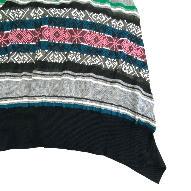 サカイ 22-05996 22SS RugJacquardKnitDress ラグジャカードニット ミディ ドレス ワンピース マルチカラー [サイズ1] sacai レディース 人気 定番 高級感 華やか 個性_7