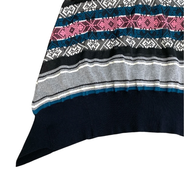 サカイ 22-05996 22SS RugJacquardKnitDress ラグジャカードニット ミディ ドレス ワンピース マルチカラー [サイズ1] sacai レディース 人気 定番 高級感 華やか 個性_8