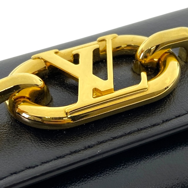 ルイヴィトン M00829 ビジュー サック イヤホンホルダー LV リンク イヤホンケース ブラック ゴールド チェーン LOUIS VUITTON ユニセックス 人気 定番 高級感 上品 モード_5