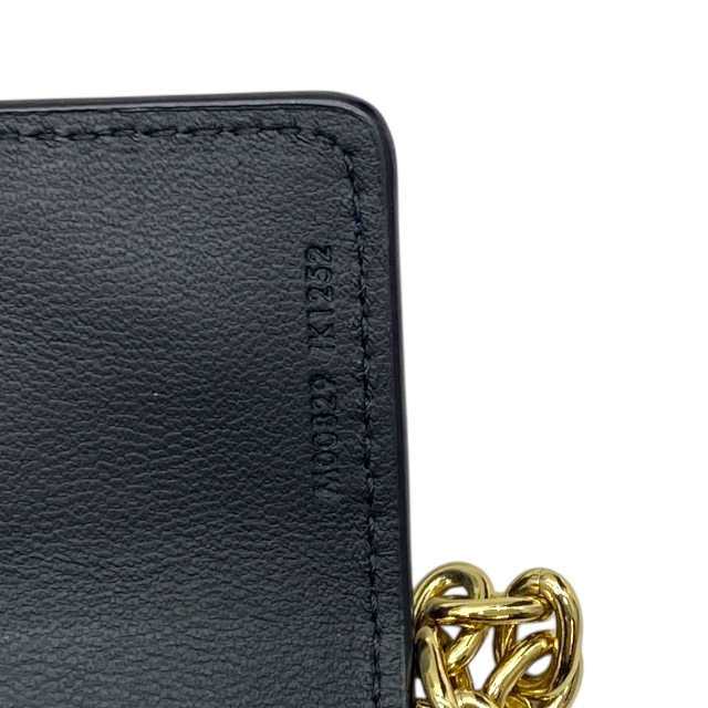 ルイヴィトン M00829 ビジュー サック イヤホンホルダー LV リンク イヤホンケース ブラック ゴールド チェーン LOUIS VUITTON ユニセックス 人気 定番 高級感 上品 モード_7