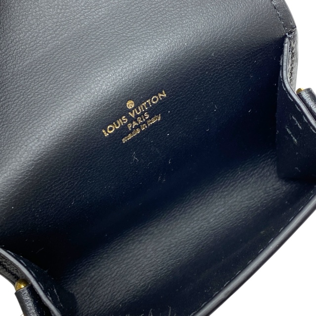 ルイヴィトン M00829 ビジュー サック イヤホンホルダー LV リンク イヤホンケース ブラック ゴールド チェーン LOUIS VUITTON ユニセックス 人気 定番 高級感 上品 モード_8