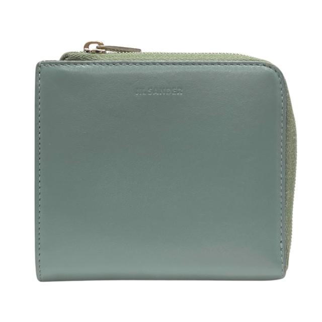 ジルサンダー コインケース カードケース L字ファスナー ブルー レザー J25UI0004 P5454 447 JIL SANDER
