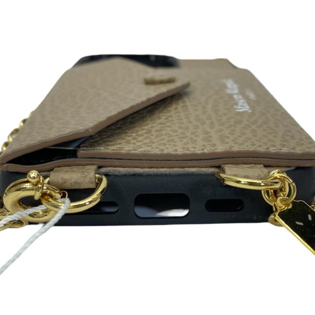 新品 メゾンマルジェラ チェーンストラップ アイフォンケース iPhone14Pro ベージュ SA1VZ0023 P6421 Maison Margiela 正規品 安心品質 リユース_5