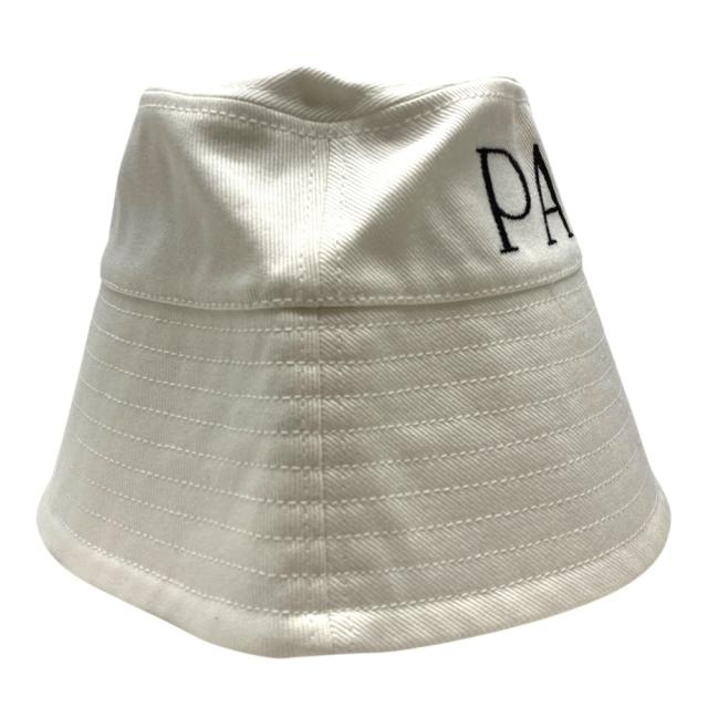新品 パトゥ バケットハット 帽子 バケットハット バケハ コットン オフホワイト AC0270132 001W PATOU [サイズ S] 上質 洗練 トレンド 軽やか デイリー向き_3