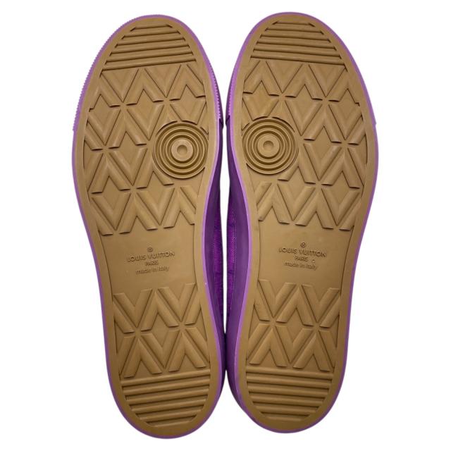 ルイ ヴィトン タトゥーライン モノグラム スニーカー ローカット キャンバス レザー パープル GO0139 LOUIS VUITTON サイズ10(約29cm) 存在感 洗練 個性 ファッション性 注目度_9
