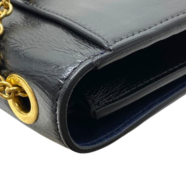 ジバンシィ ストラップ付き チェーンウォレット ショルダーバッグ 長財布 ロングウォレット クラッチバッグ ブラック レザー GIVENCHY 洗練 上質 エレガント 実用性_3