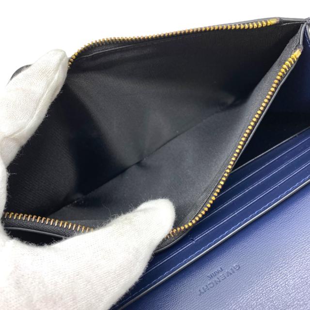 ジバンシィ ストラップ付き チェーンウォレット ショルダーバッグ 長財布 ロングウォレット クラッチバッグ ブラック レザー GIVENCHY 洗練 上質 エレガント 実用性_7