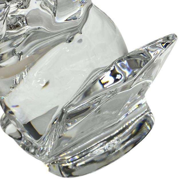 バカラ オブジェ 置物 インテリア フィギュリン スノーマン スキー クリア クリスタル ガラス Baccarat キャラクターモチーフ 透明感 上質感 鑑賞用 コレクション性_7