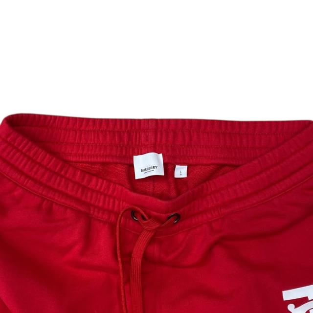 バーバリー グレシャム スウェットパンツ パンツ ボトムス 長ズボン TBロゴ刺繍入り コットン レッド 8025654 BURBERRY [サイズL] 定番意匠 洗練印象 存在感 快適性_4