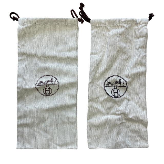 未使用 エルメス イズミール サンダル グラフ エルメス ホワイト ブラック レザー HERMES [サイズ40 約25cm] 上品 定番 実用性_9
