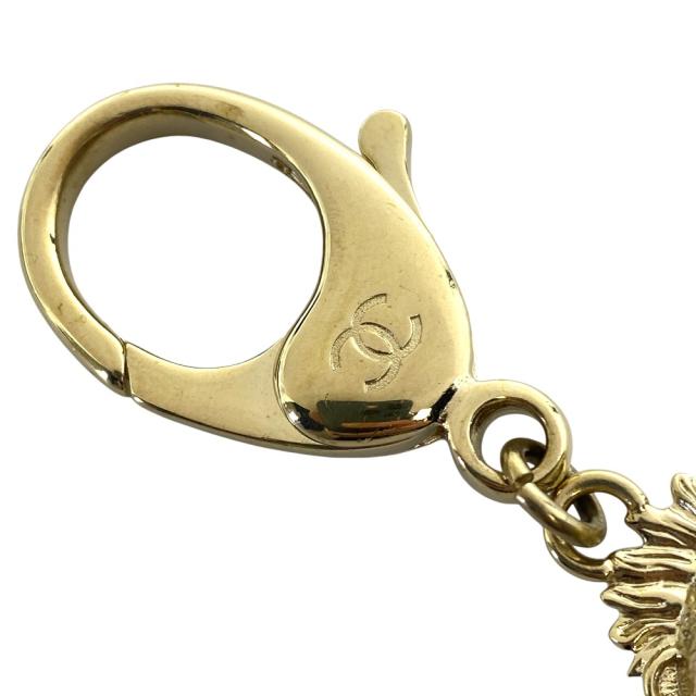 シャネル ライオン チャーム キーホルダー キーリング ココマーク ラインストーン パール ゴールド ブラック B22P CHANEL バッグアクセント 装飾 小物 高級感 上品 洗練 存在感 華やか コレクション_3