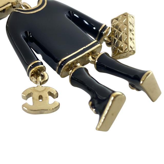 シャネル ライオン チャーム キーホルダー キーリング ココマーク ラインストーン パール ゴールド ブラック B22P CHANEL バッグアクセント 装飾 小物 高級感 上品 洗練 存在感 華やか コレクション_8