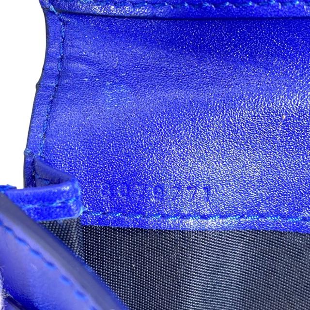 バーバリー 二つ折り カードケース パスケース 名刺入れ 定期入れ レザー ブルー ロゴ 8079771 BURBERRY 洗練 上品 高級感 エレガント スマート 薄型 携帯便利 ミニマル ビジネス フォーマル 日常使い 長期愛用_8