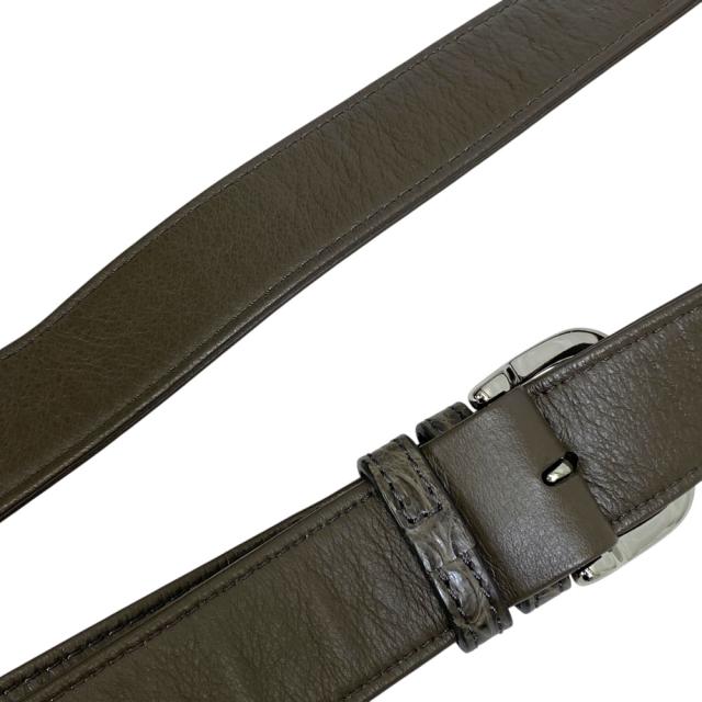 ボーグラン JRA 認定 2way ハンドバッグ ショルダーバッグ クロスショルダー クロコダイル レザー ブラウン BEAUGRAND 洗練 上品 高級感 エレガント ラグジュアリー 重厚感 収納力 フォーマル デイリー 長期愛用_8
