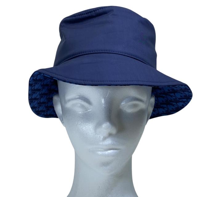 未使用 クリスチャン ディオール バケットハット TEDDY-D ボブハット トロッター オブリーク 帽子 ネイビー Christian Dior[サイズT4] 洗練 上品 高級感 エレガント モダン クラシック 存在感 デイリー カジュアル 長期愛用_8