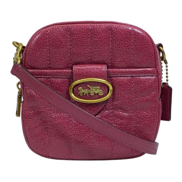 コーチ職 KAT CAMERA BAG 2way ショルダーバッグ クロスボディバッグ なめし革 ボルドーワイン ブドウ酒赤いこと 88230 COACH 曲がった掛け お出かけ デイリー 窈窕たる パウダーコンパクト 納める力 軽さ