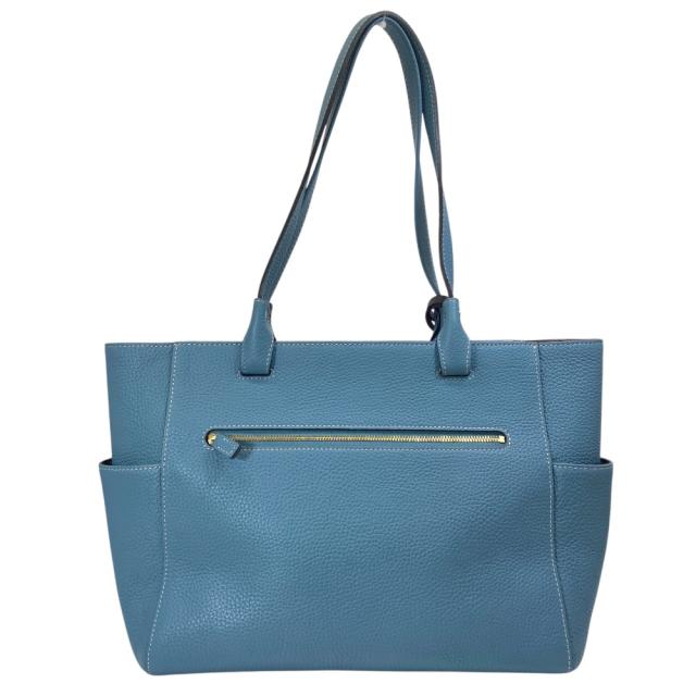 ペレボルサ トートバッグ レネット ハンドバッグ ロゴ ブルー レザー reinette PELLE BORSA 洗練 上品 高級感 エレガント 軽量 収納力 スマート デイリー ビジネス フォーマル 長期愛用_1
