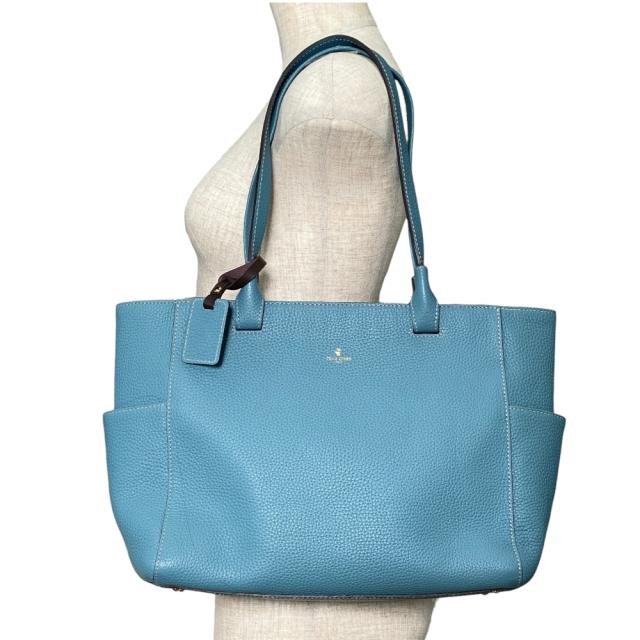 ペレボルサ トートバッグ レネット ハンドバッグ ロゴ ブルー レザー reinette PELLE BORSA 洗練 上品 高級感 エレガント 軽量 収納力 スマート デイリー ビジネス フォーマル 長期愛用_8