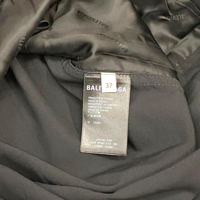 未使用 バレンシアガ シャツ ロングスリーブ 長袖　ブラック ウール メンズ BALENCIAGA [サイズ37] 未使用 上品印象 きれいめコーデ 洗練スタイル_9