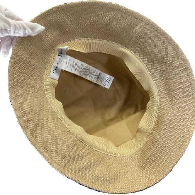未使用 ディオール D-Bobby バケットハット ボブハット 帽子 フラワー ベージュ マルチカラー 32PFL923X175 Christian Dior(サイズ58) エレガント 上品 華やか 高級感 洗練 スタイリッシュ コーデアクセント_4
