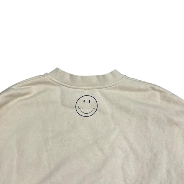 マルニ×スマイリースウェット コラボ スウェット トレーナー スマイル コットン アイボリー MARNI x SMILEY [サイズ52(2XL相当)] 遊び心デザイン カジュアルコーデ ストリート映え コーデ主役_7