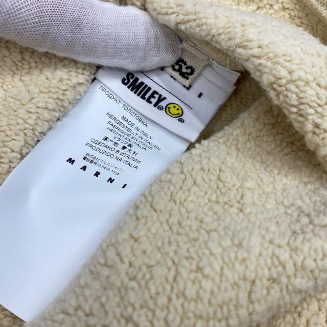 マルニ×スマイリースウェット コラボ スウェット トレーナー スマイル コットン アイボリー MARNI x SMILEY [サイズ52(2XL相当)] 遊び心デザイン カジュアルコーデ ストリート映え コーデ主役_8