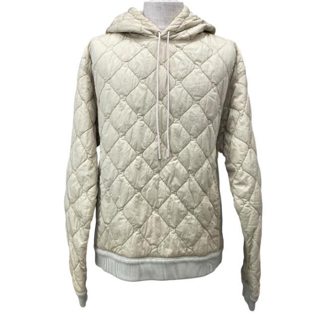 未使用 バーバリー プルオーバー パーカー キルティング ベージュ ナイロン メンズ 8081076 BURBERRY[サイズ M] 未使用 カジュアルコーデ 軽快スタイル 日常活躍
