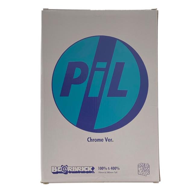 ベアブリック PiL CHROME Ver. 100％ & 400％ ピル クローム版 メディコムトイ インテリア オブジェ ホワイト ブルー BE@RBRICK エレガント 上品 高級感 洗練 スタイリッシュ コレクション_9