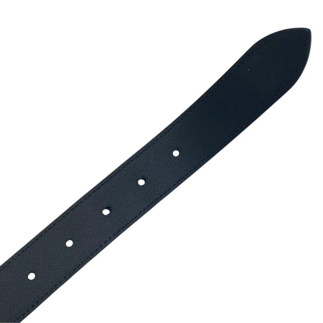 グッチ ホースビット ベルト レザー ロゴ シルバー金具 ブラック